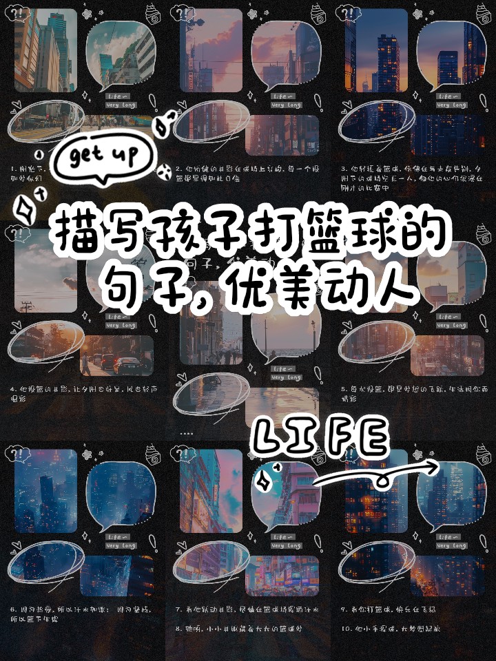 孩子篮球训练感言发朋友圈
